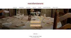 Desktop Screenshot of marcelloristorante.com