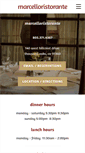 Mobile Screenshot of marcelloristorante.com
